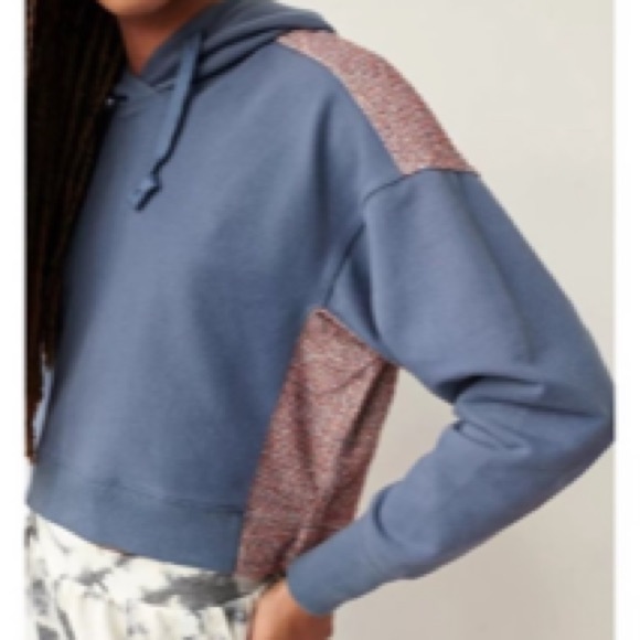 Anthropologie NWT Saturday Sunday Tweed Hoodie SzS - Picture 2 of 9